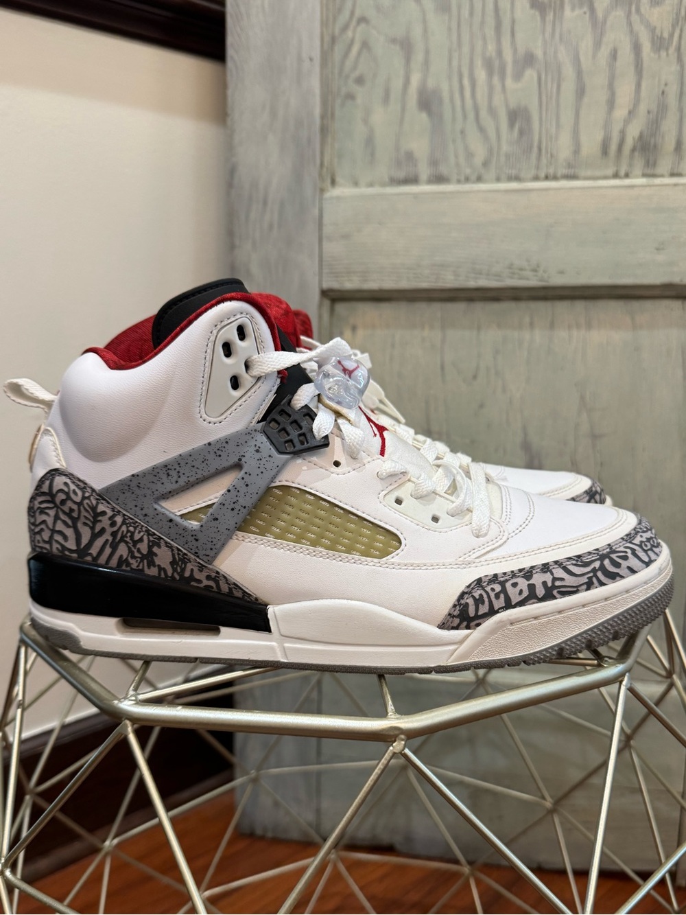 NIKE AIR JORDAN SPIZIKE WHITE CEMENT SIZE 11